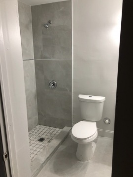 New Shower and Toilet after Davie FL Home Bathroom Remodeling