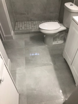 Bathroom Renovations in Davie, New Flooring