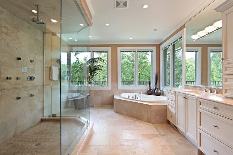 Modern Bathroom After Bathroom Remodeling in Miramar